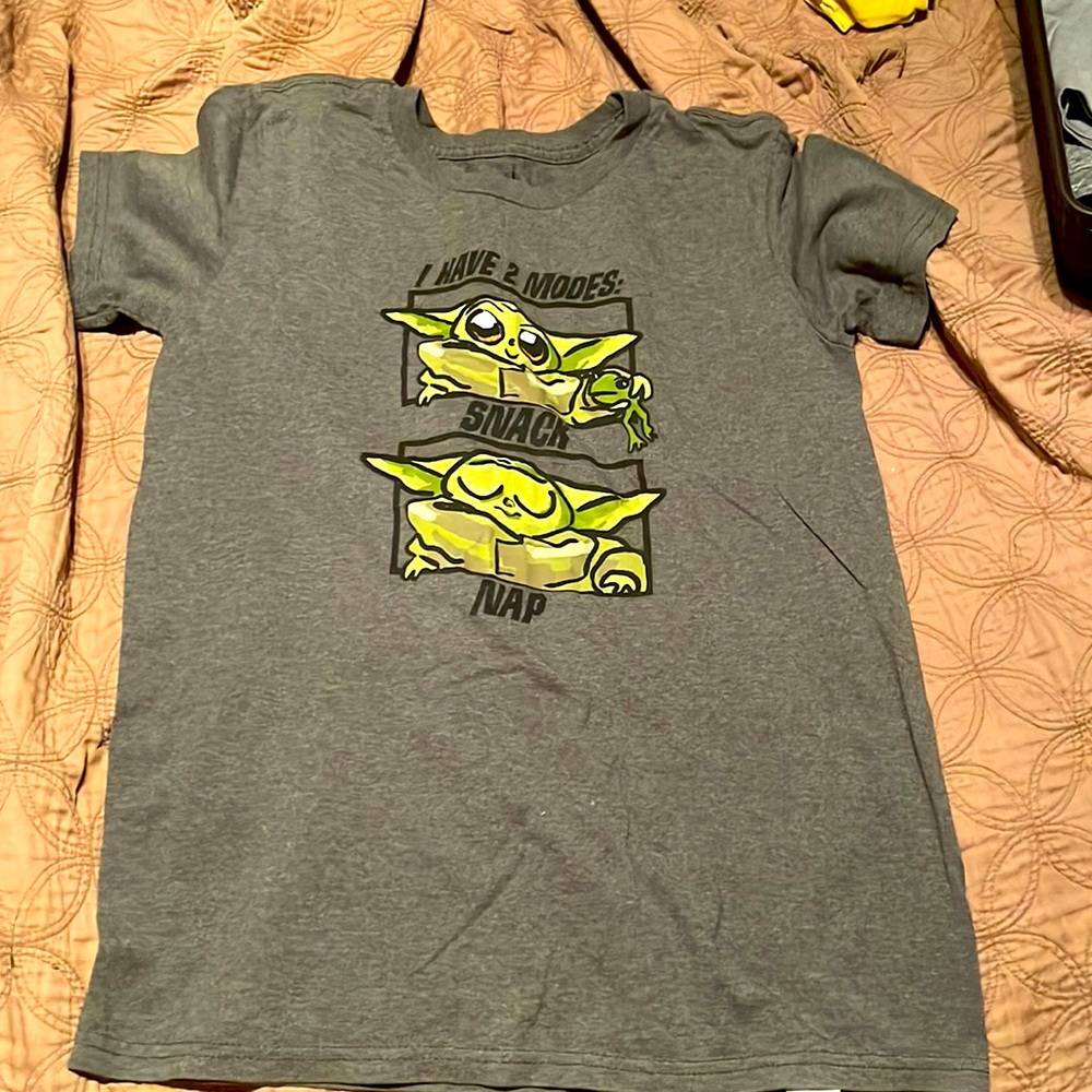 Baby Yoda/Grogu T shirt - I have two modes : snack and nap Disney
